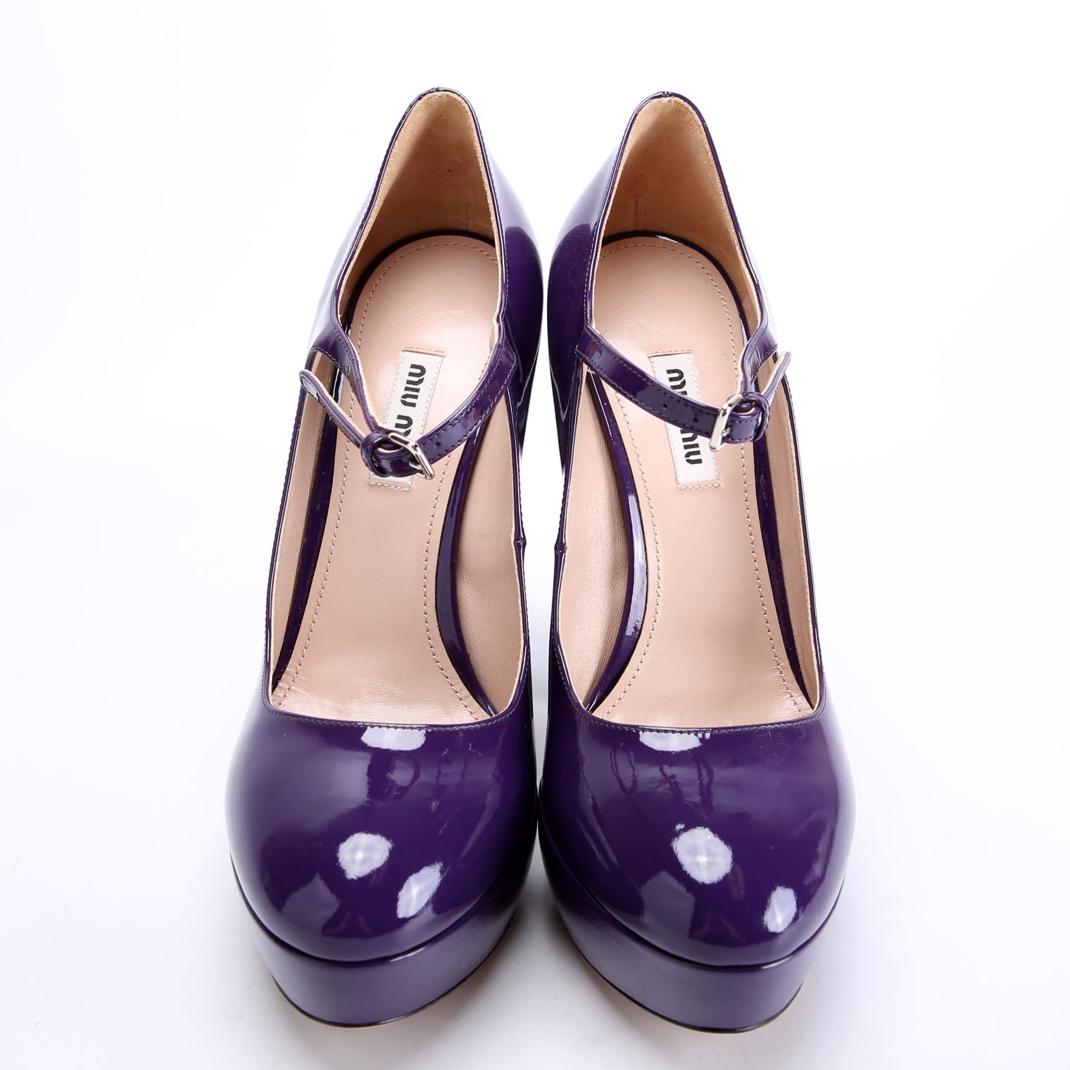 Mary Jane Pumps Size 38.5 Purple