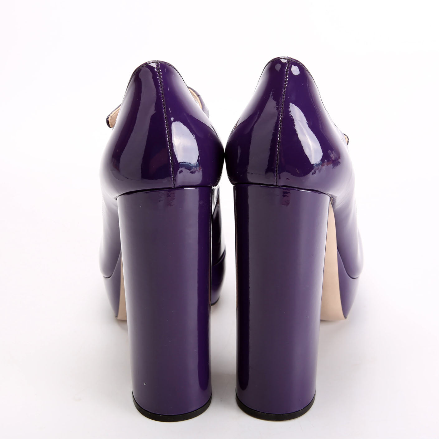 Mary Jane Pumps Size 38.5 Purple