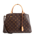 Montaigne MM Monogram Brown/Berry