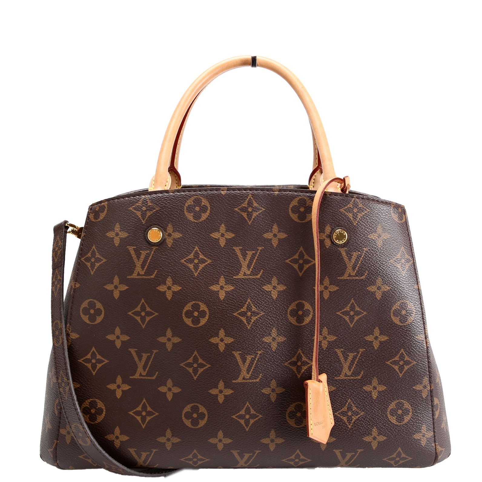 Montaigne MM Monogram Brown/Berry