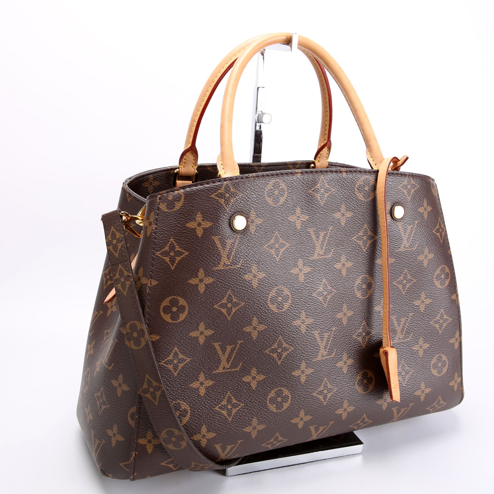 Montaigne MM Monogram Brown/Berry