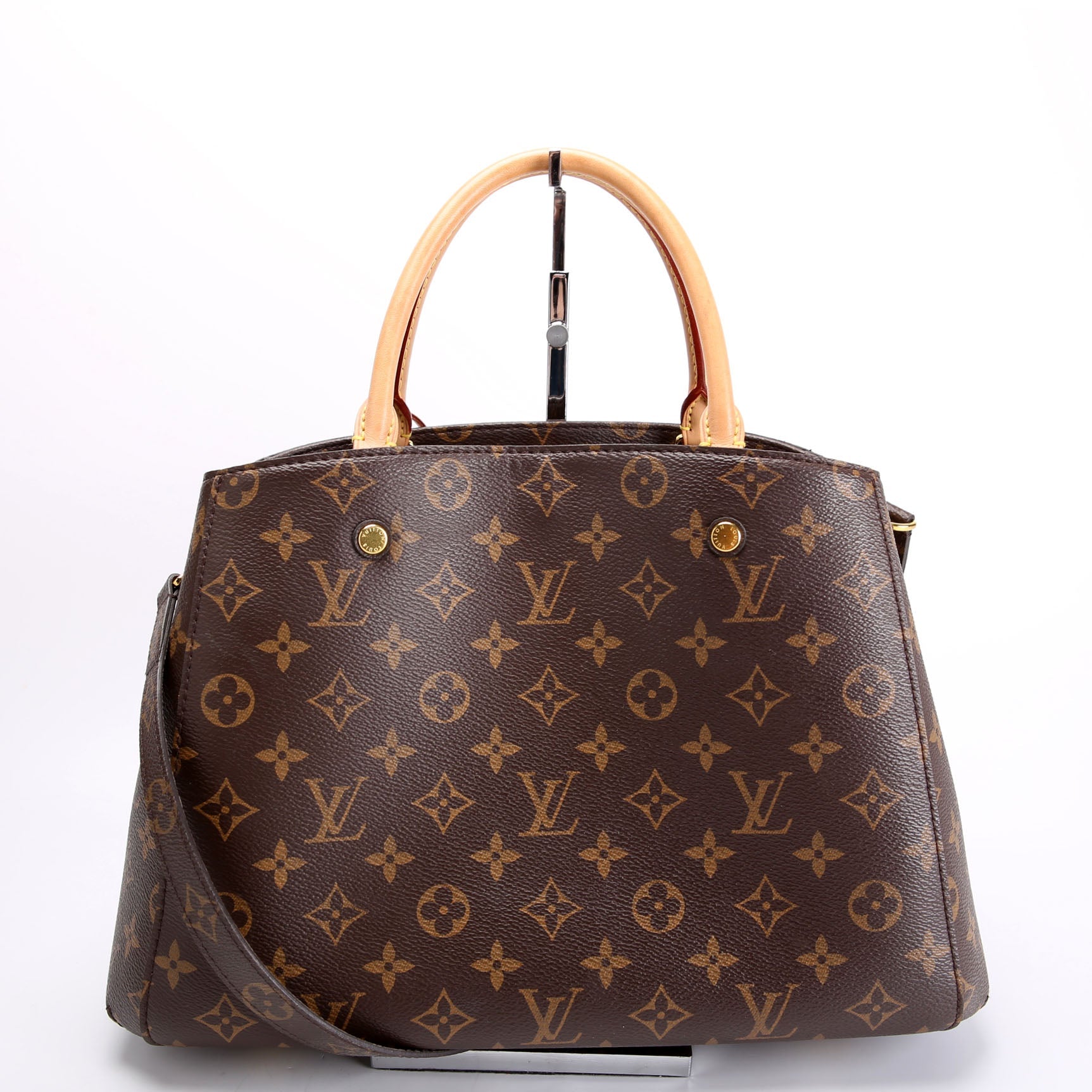 Montaigne MM Monogram Brown/Berry