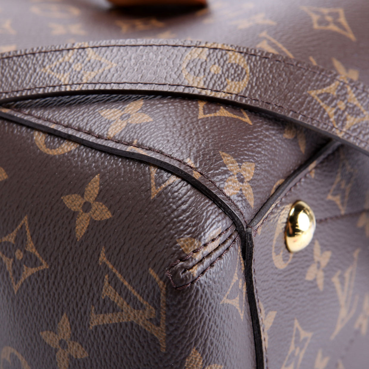 Montaigne MM Monogram Brown/Berry