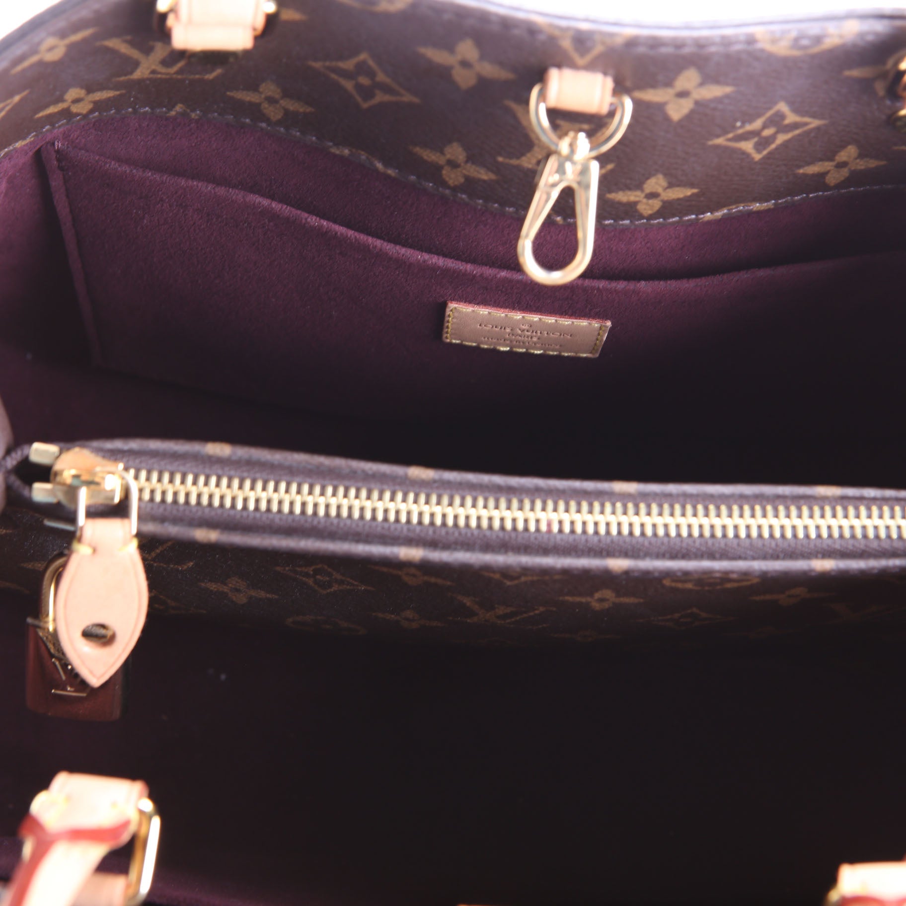 Montaigne MM Monogram Brown/Berry