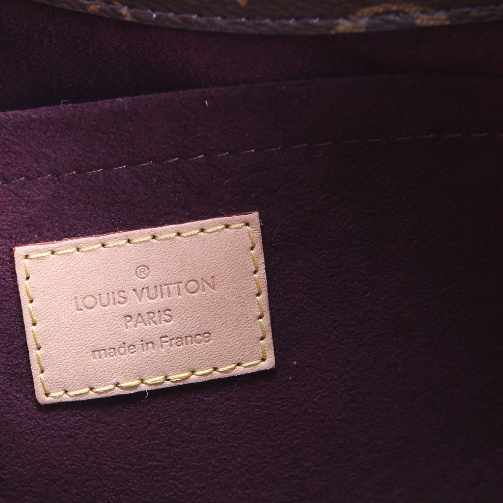 Montaigne MM Monogram Brown/Berry