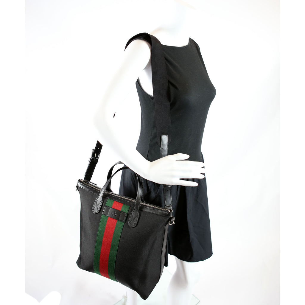 619751 Techno Canvas Web Medium Tote