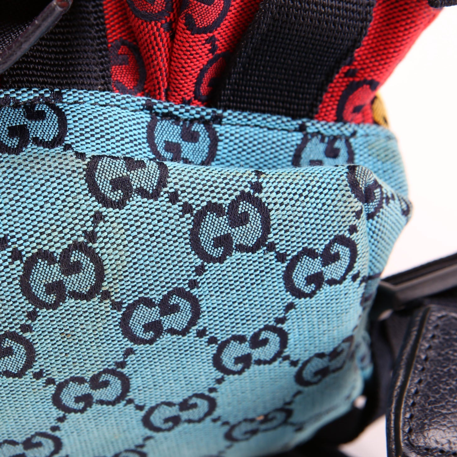 658783 GG Canvas Retro Utility Pocket Backpack Multicolor