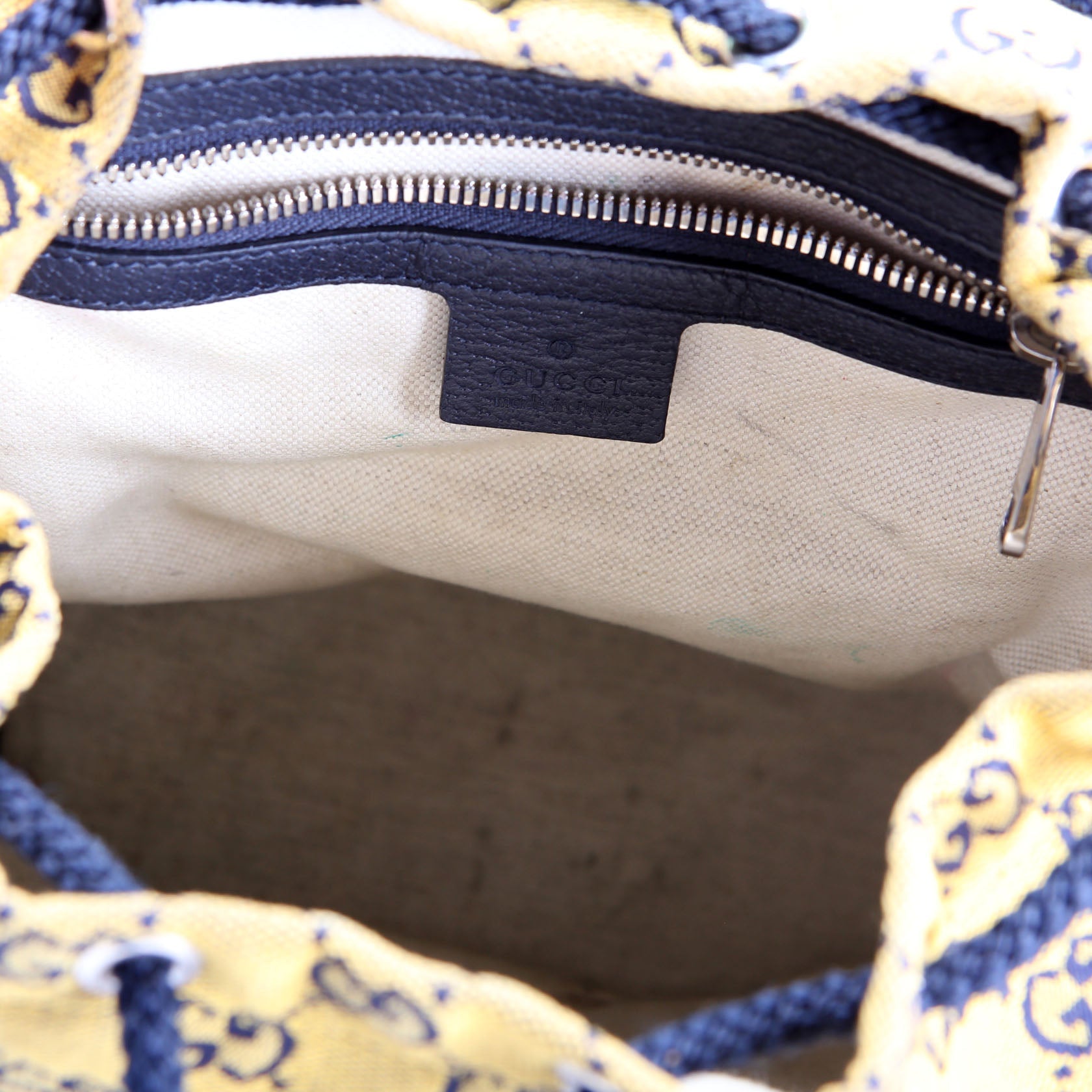 658783 GG Canvas Retro Utility Pocket Backpack Multicolor