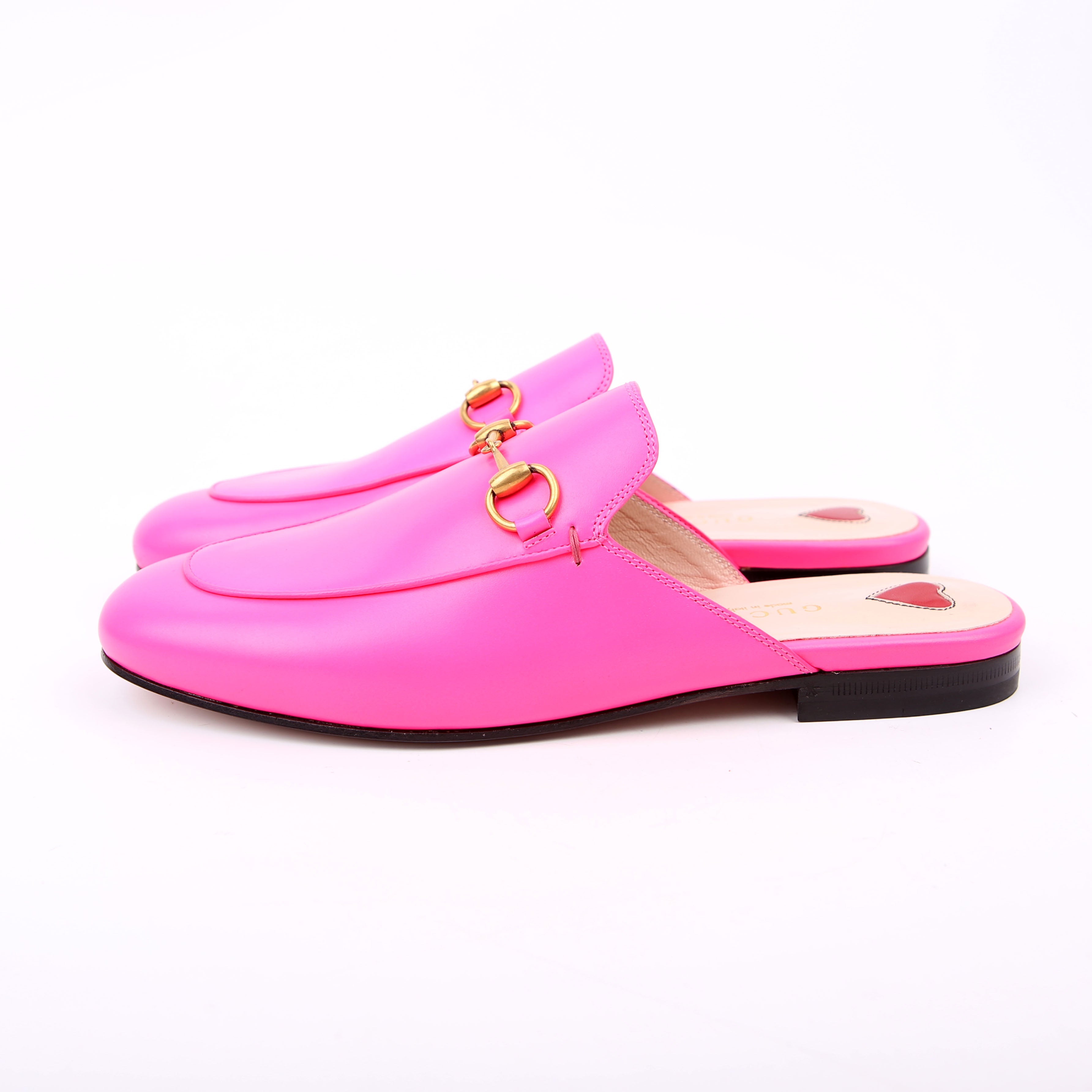 Gucci Princetown Lace Slides Size 36.5