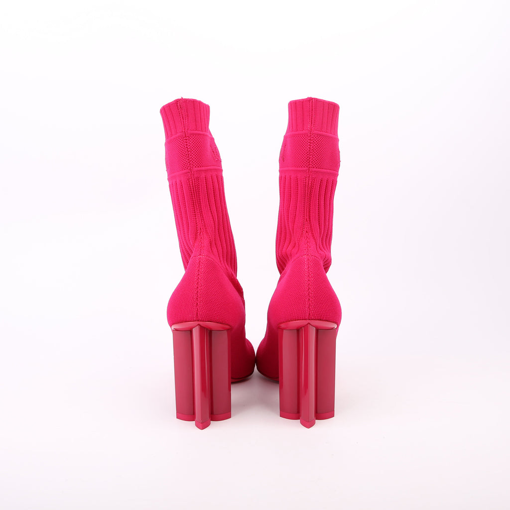 Silhouette Ankle Booties Size 37 Pink