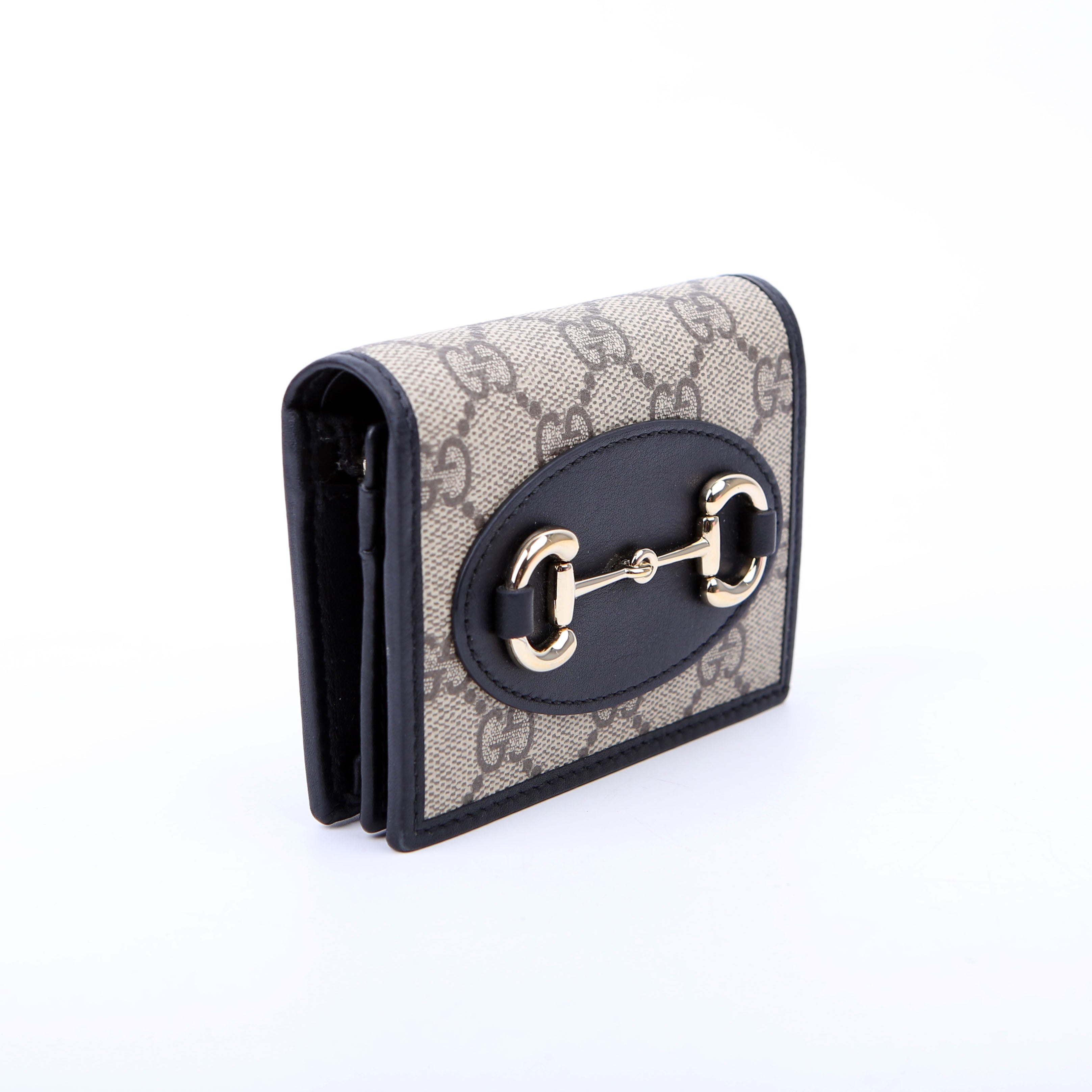 621997 Horsebit 1955 GG Supreme Card Case Black