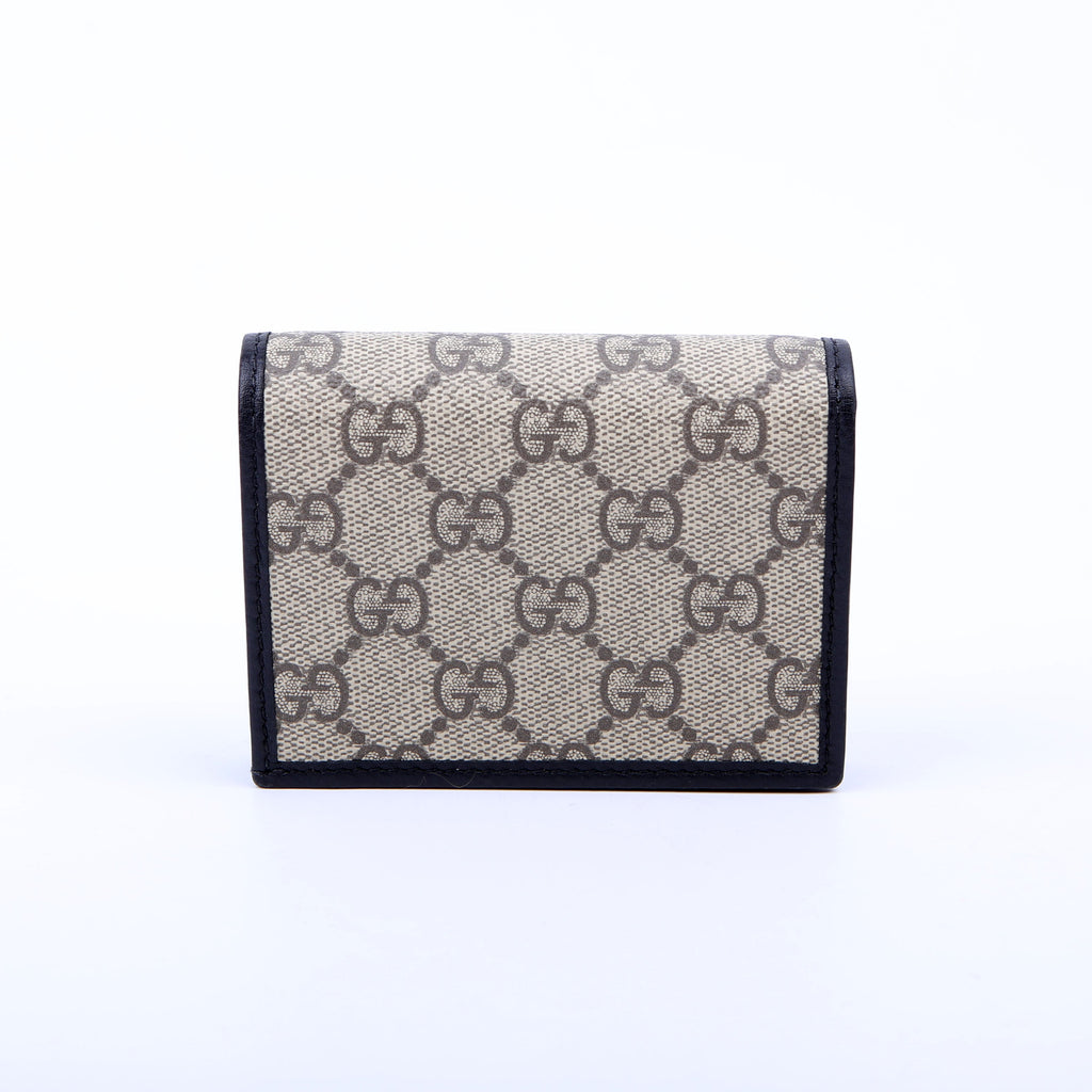 621997 Horsebit 1955 GG Supreme Card Case Black