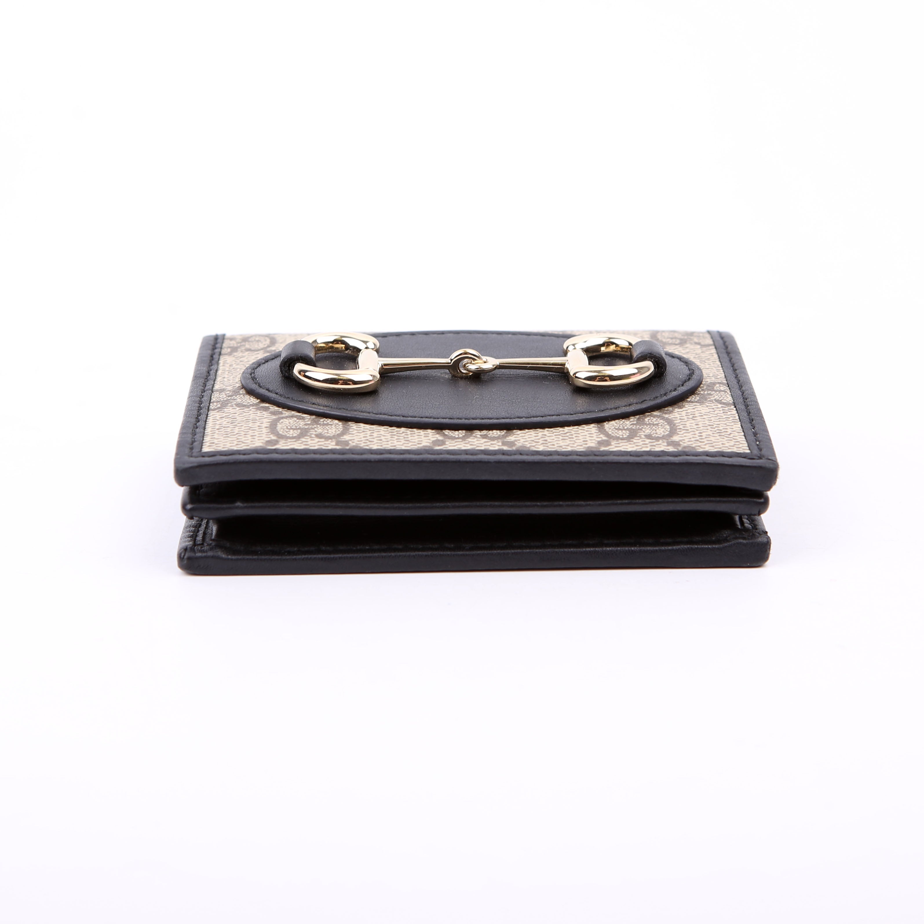 621997 Horsebit 1955 GG Supreme Card Case Black