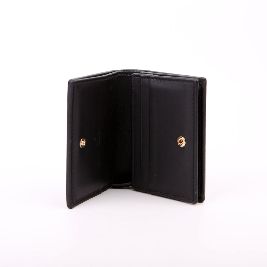 621997 Horsebit 1955 GG Supreme Card Case Black