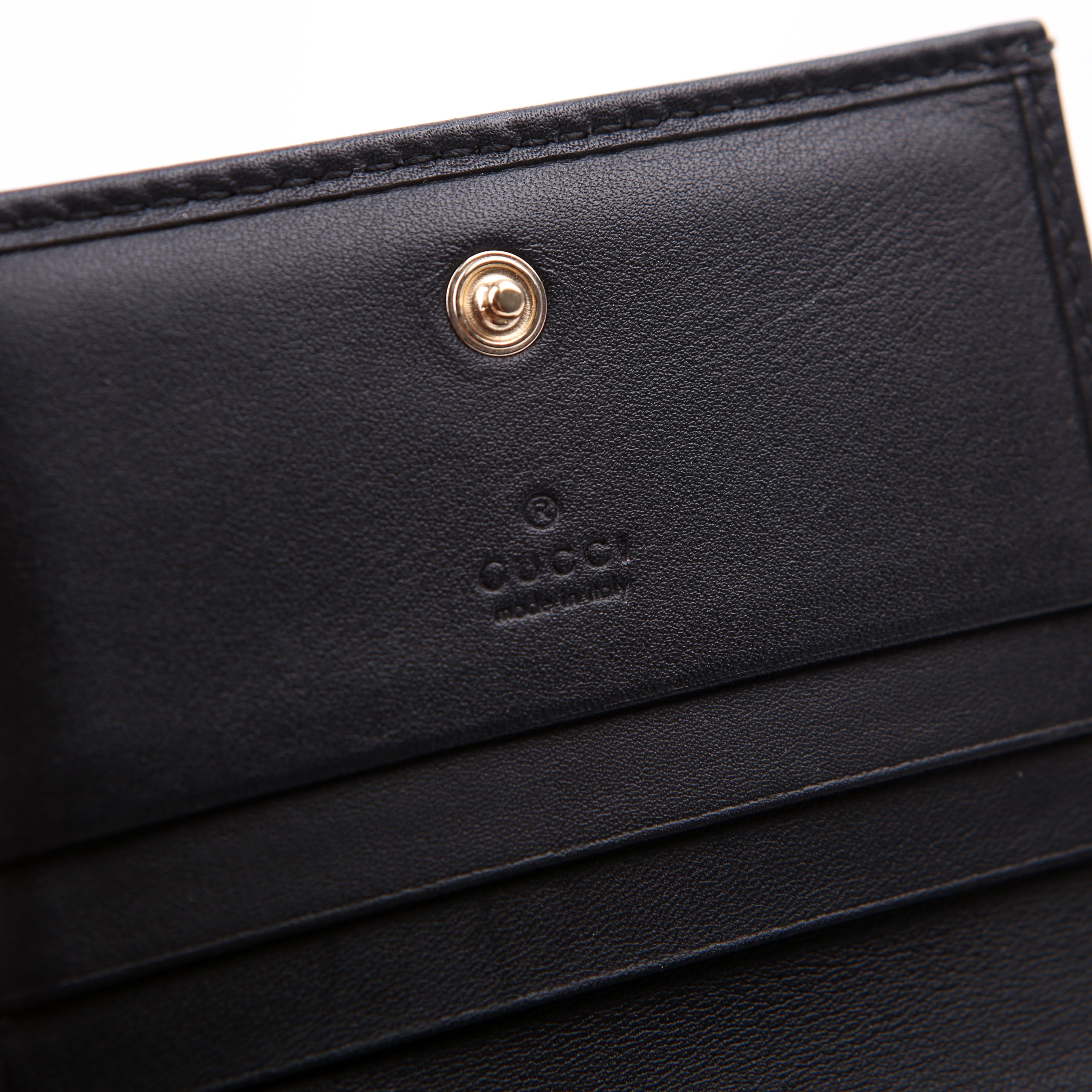 621997 Horsebit 1955 GG Supreme Card Case Black