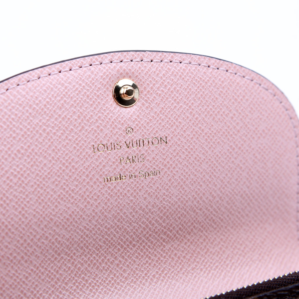 Rosalie Coin Purse Monogram Pink