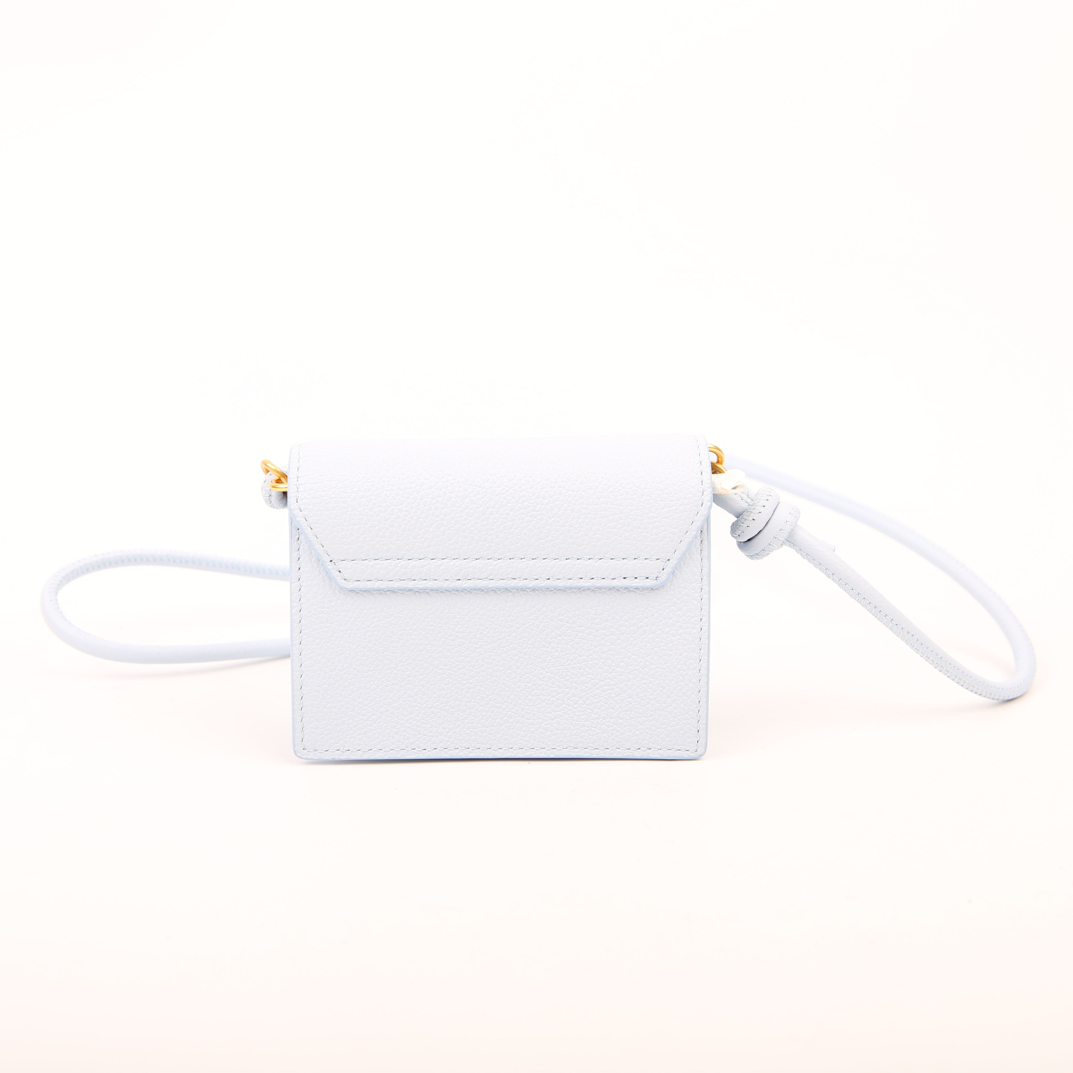 Himmel Embossed Compact Wallet Blue