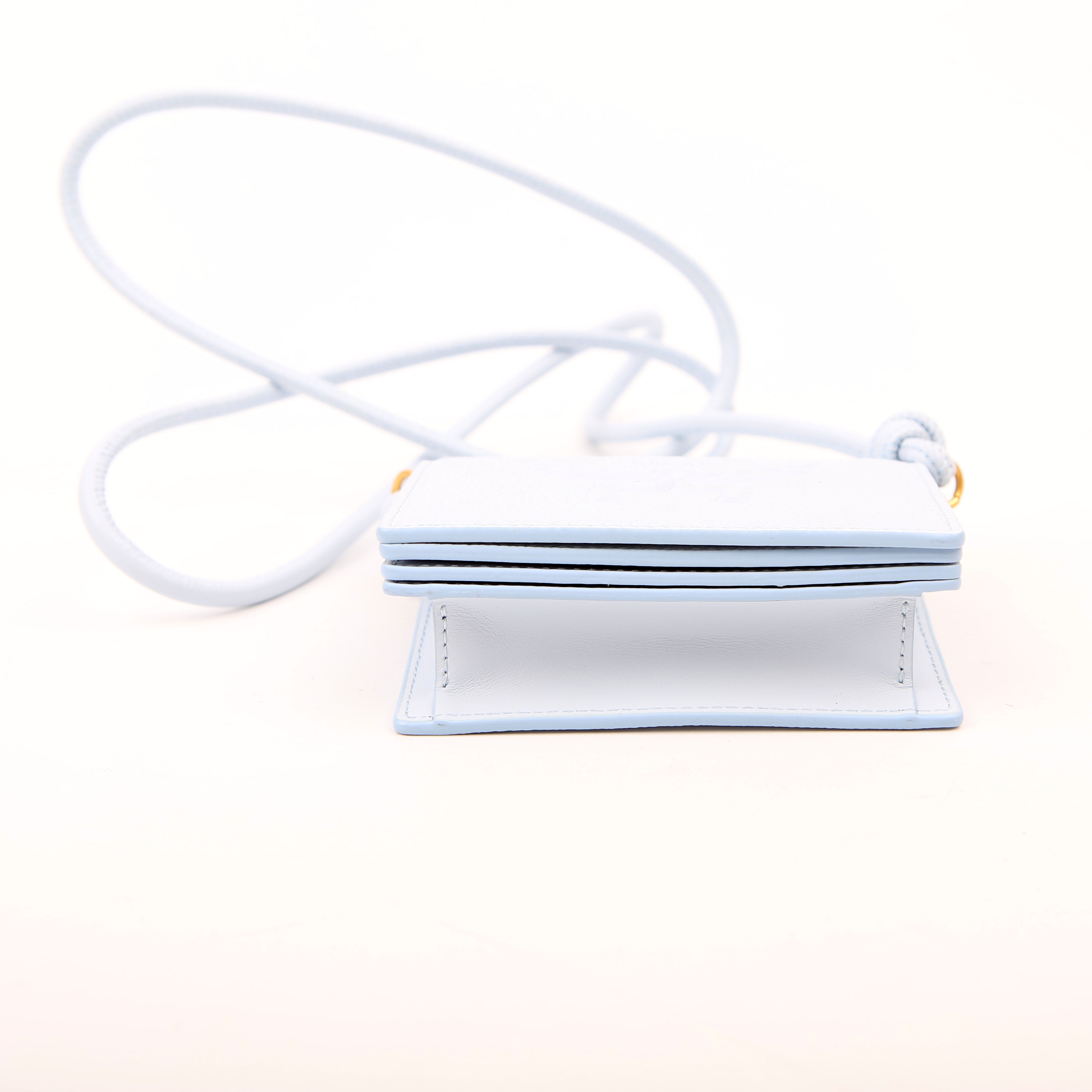 Himmel Embossed Compact Wallet Blue