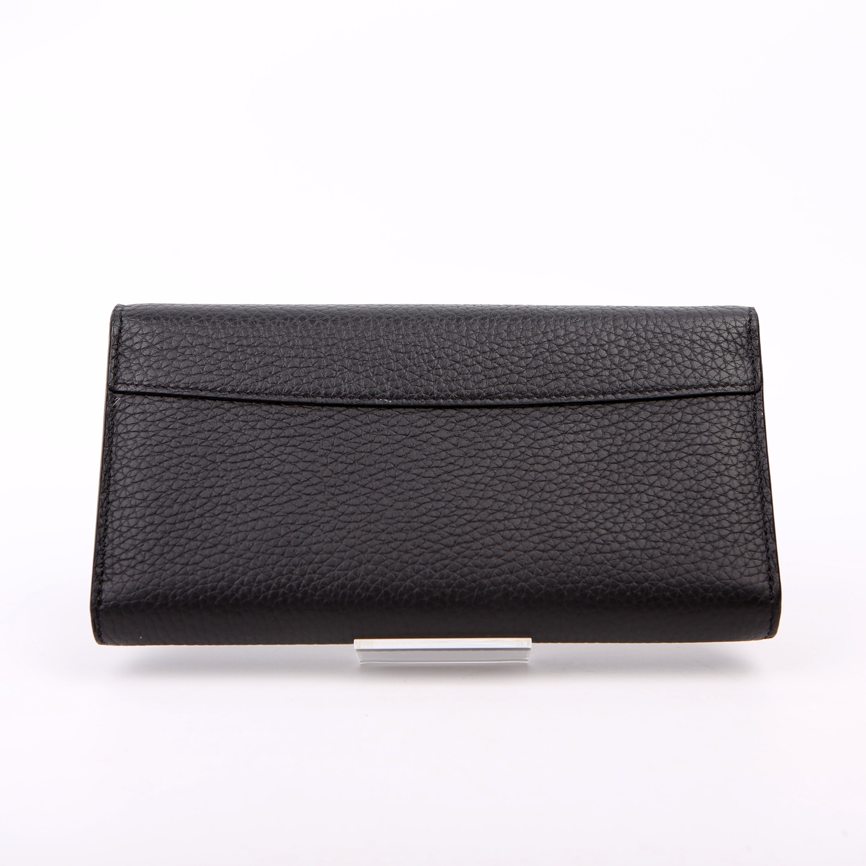 Capucines Wallet Taurillon Flower Black