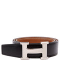 Constance H Reverse Leather Belt Size 85