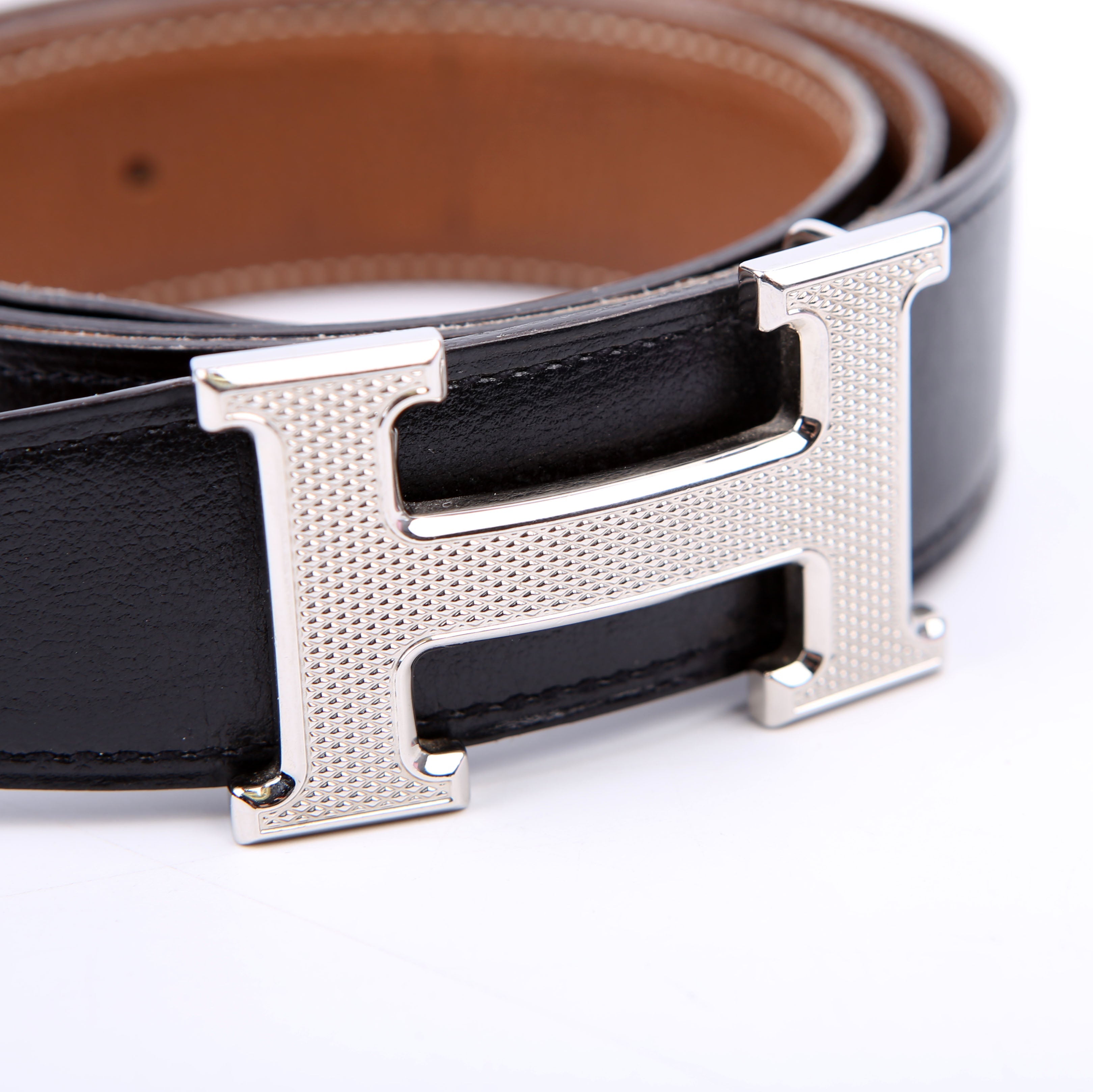Constance H Reverse Leather Belt Size 85