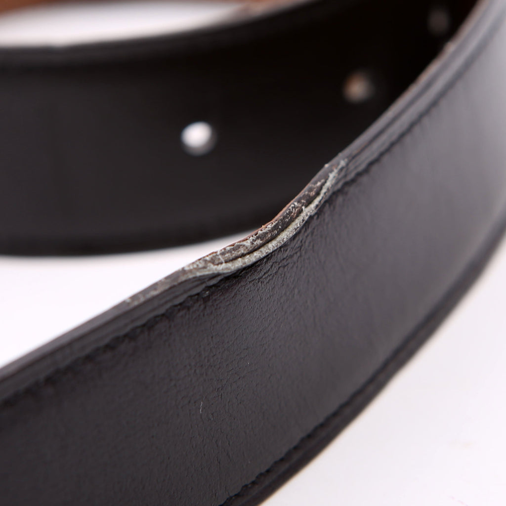 Constance H Reverse Leather Belt Size 85