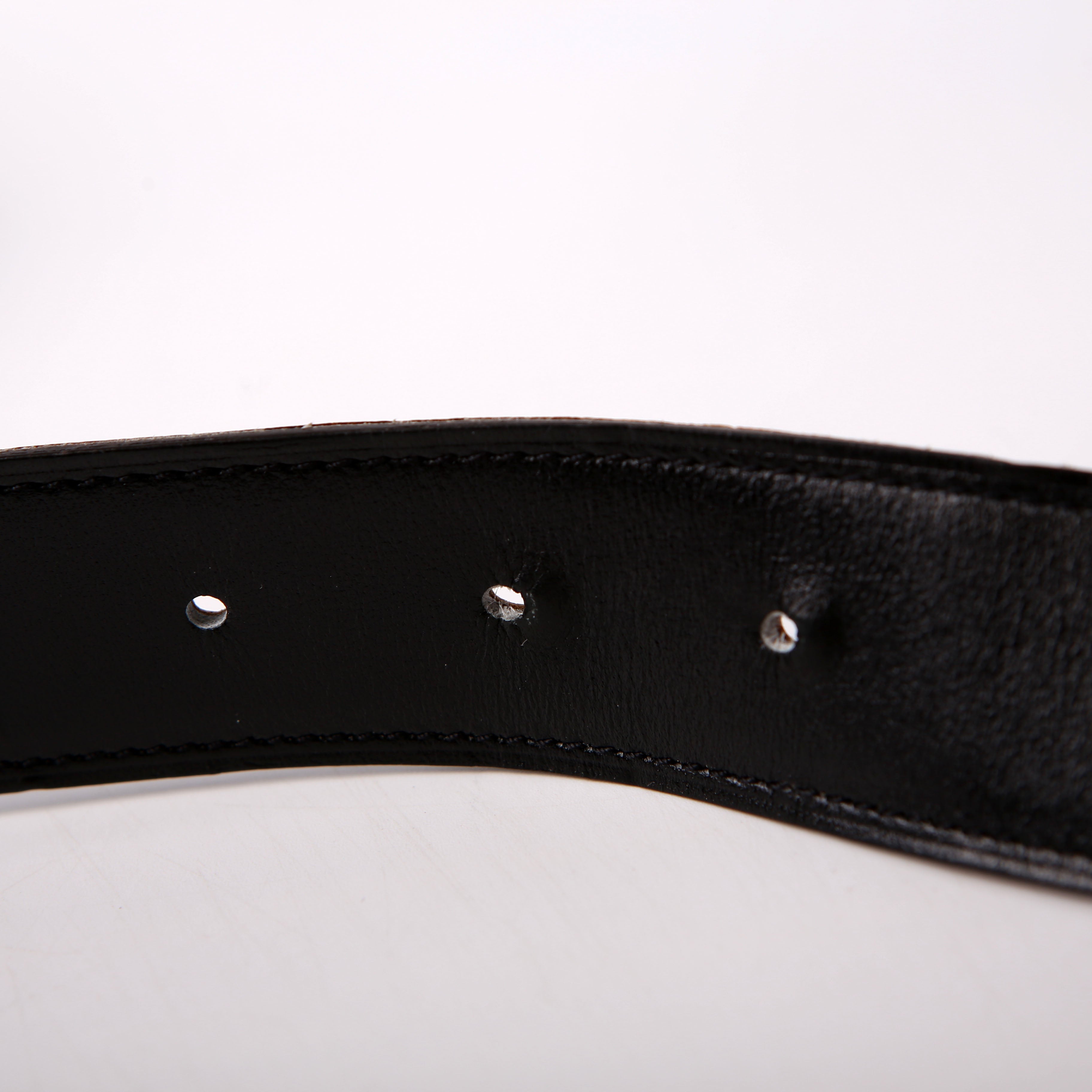 Constance H Reverse Leather Belt Size 85