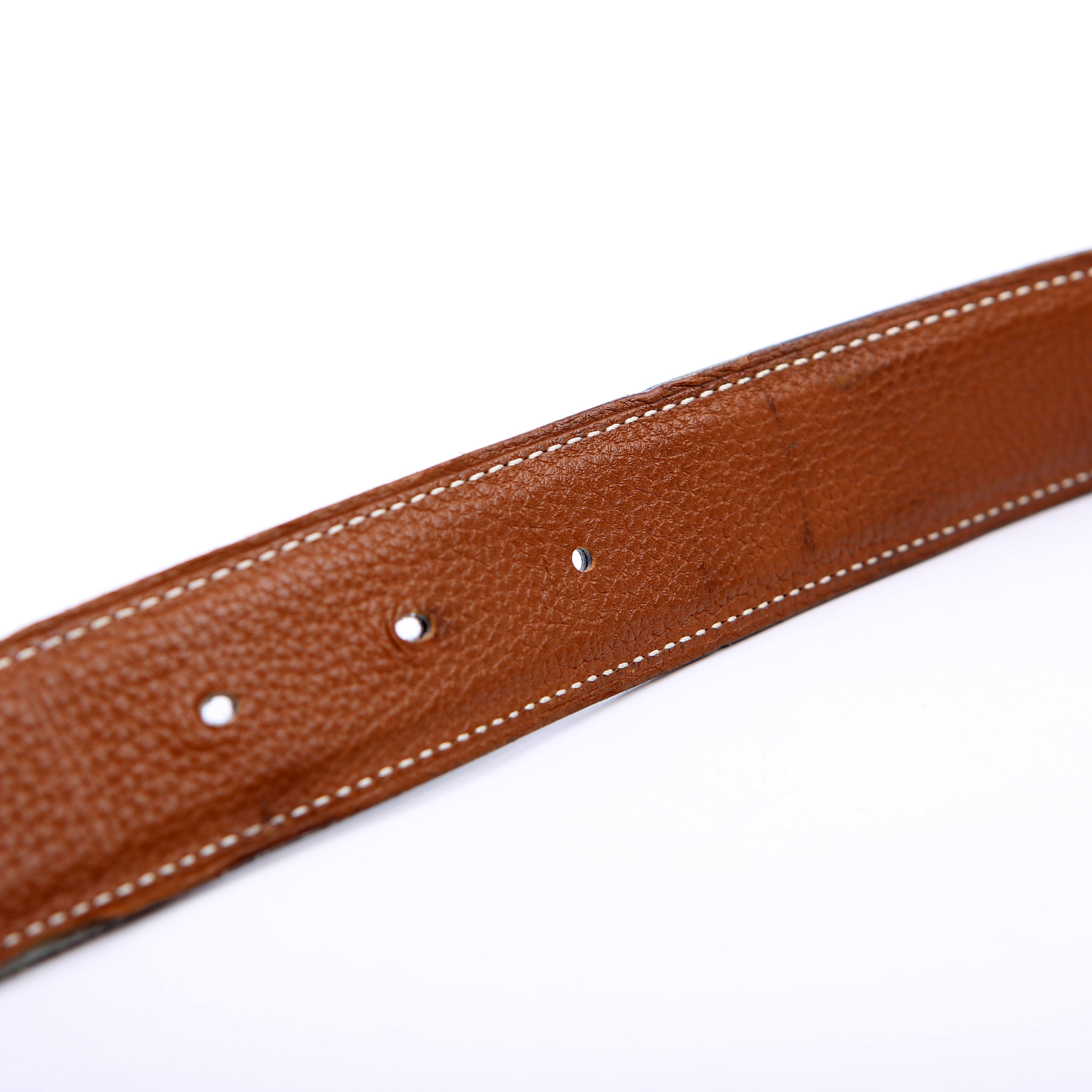 Constance H Reverse Leather Belt Size 85