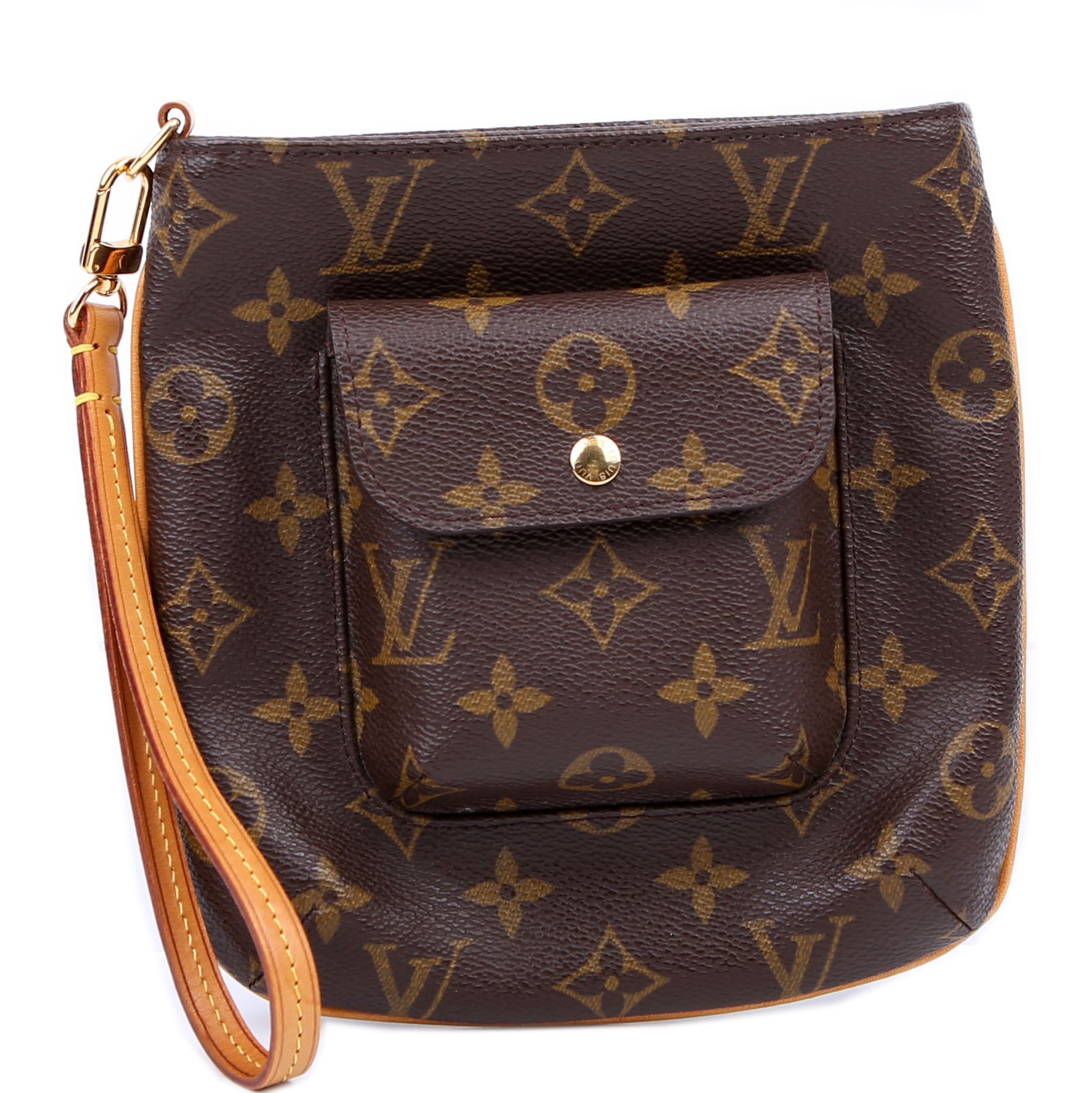 Partition Wristlet Clutch Monogram