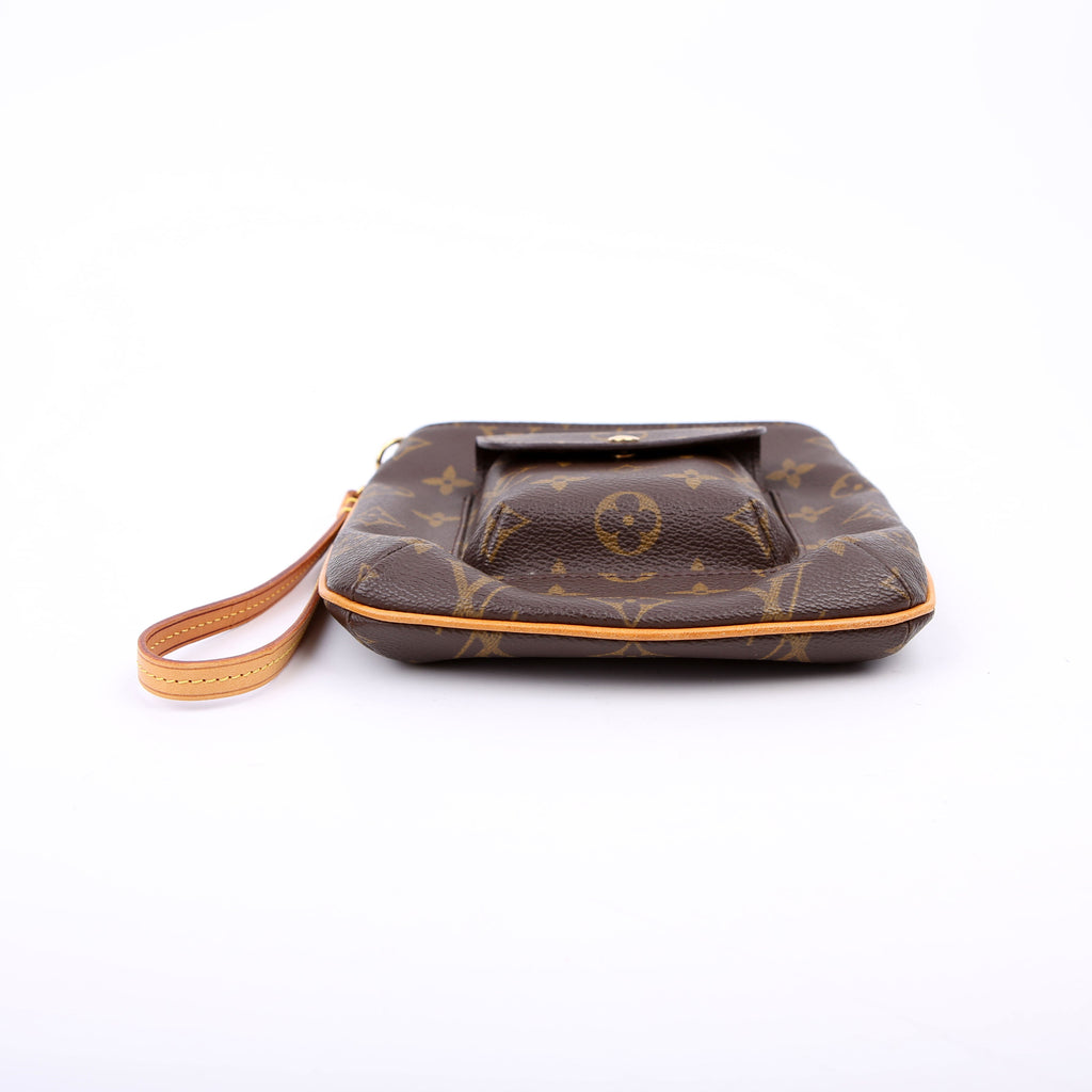 Partition Wristlet Clutch Monogram
