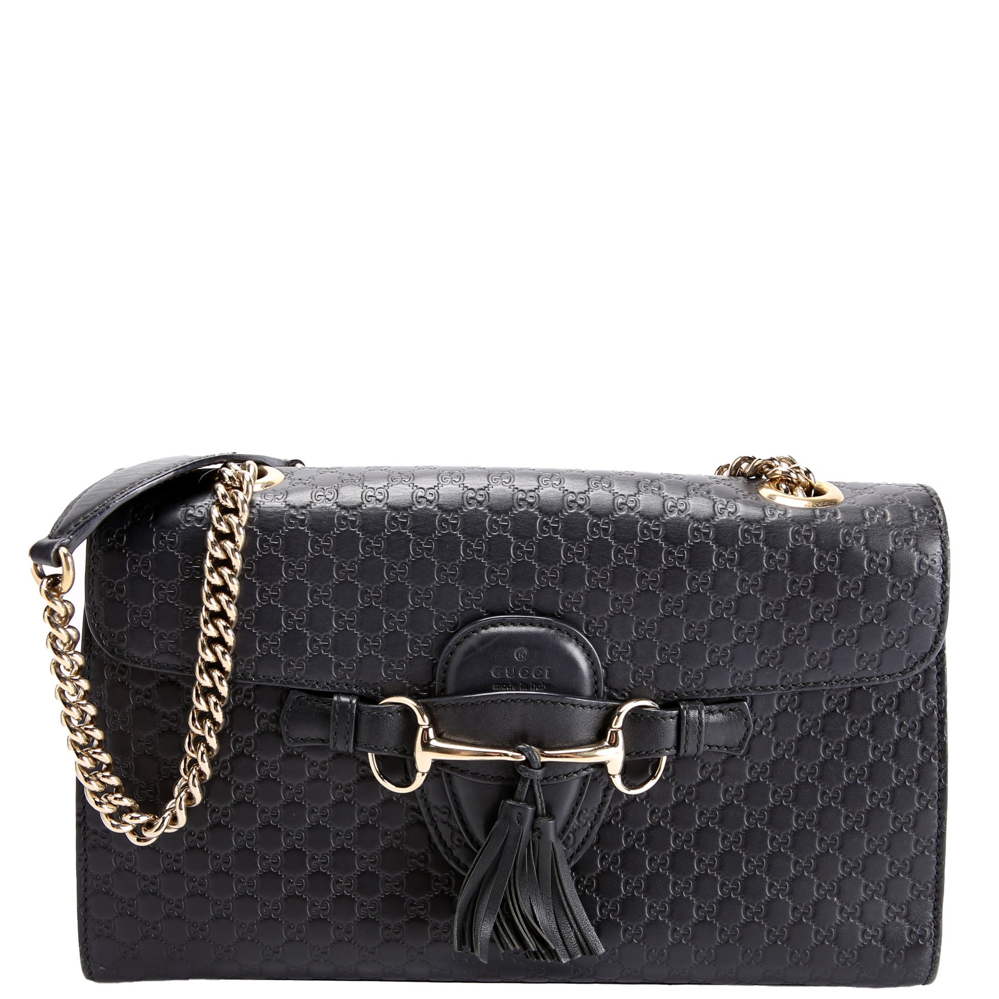 449635 Emily Micro Medium Chain Black