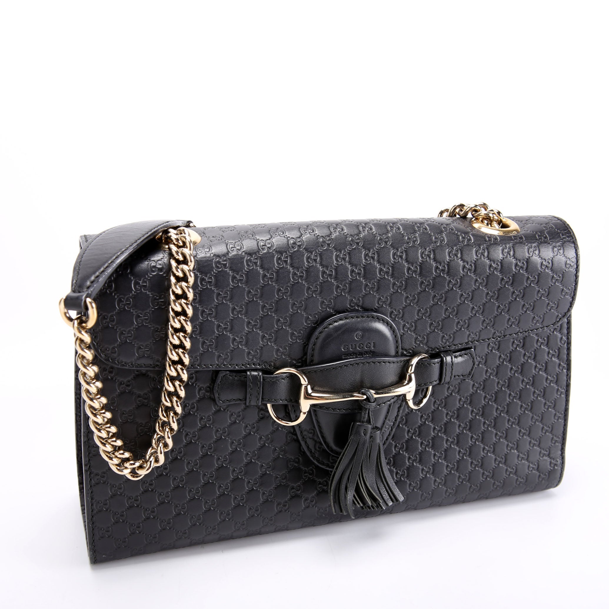 449635 Emily Micro Medium Chain Black