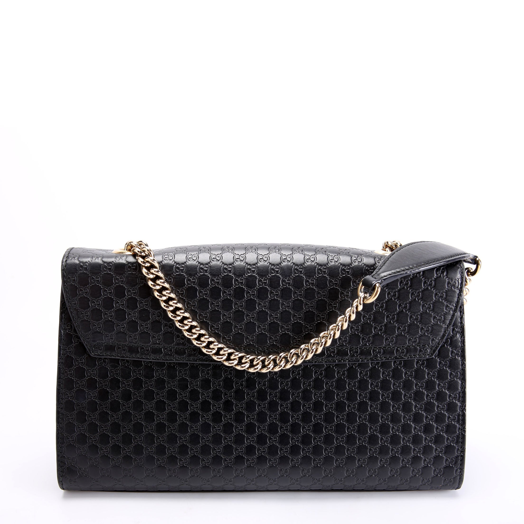 449635 Emily Micro Medium Chain Black