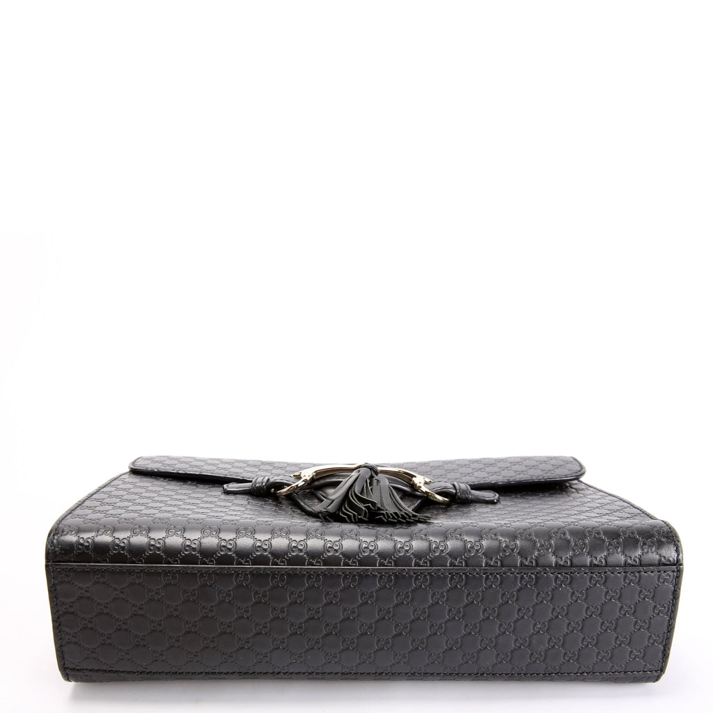 449635 Emily Micro Medium Chain Black