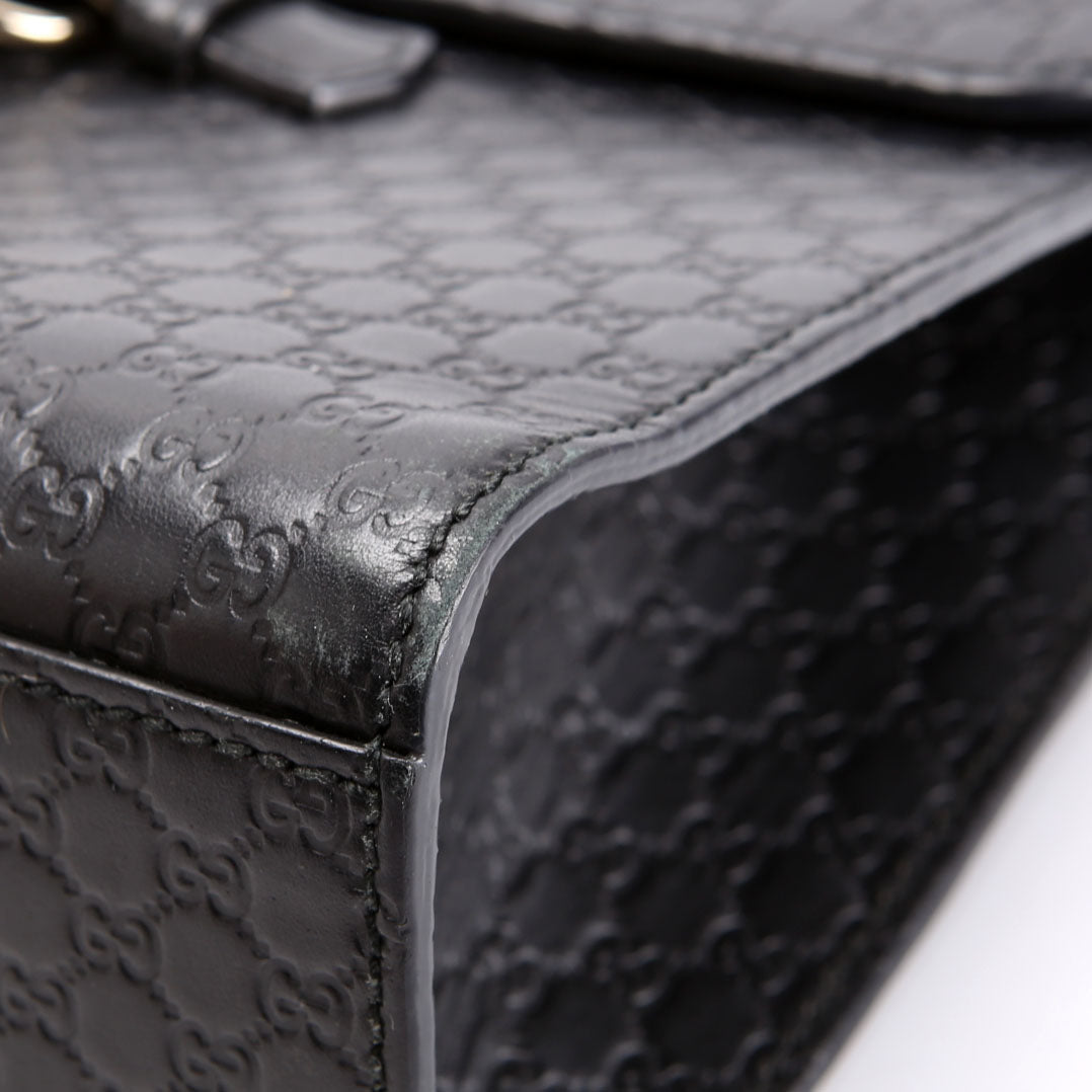 449635 Emily Micro Medium Chain Black