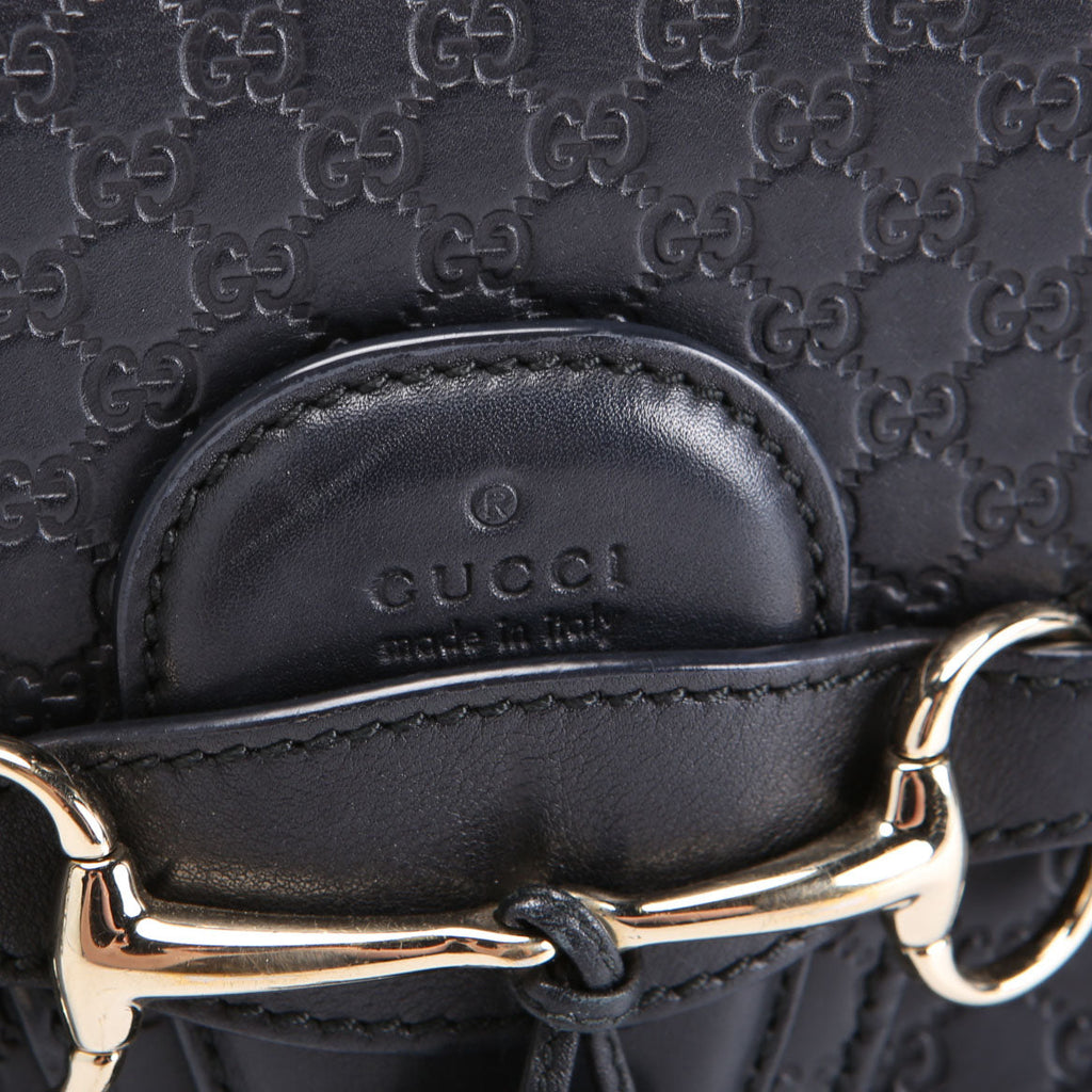 449635 Emily Micro Medium Chain Black