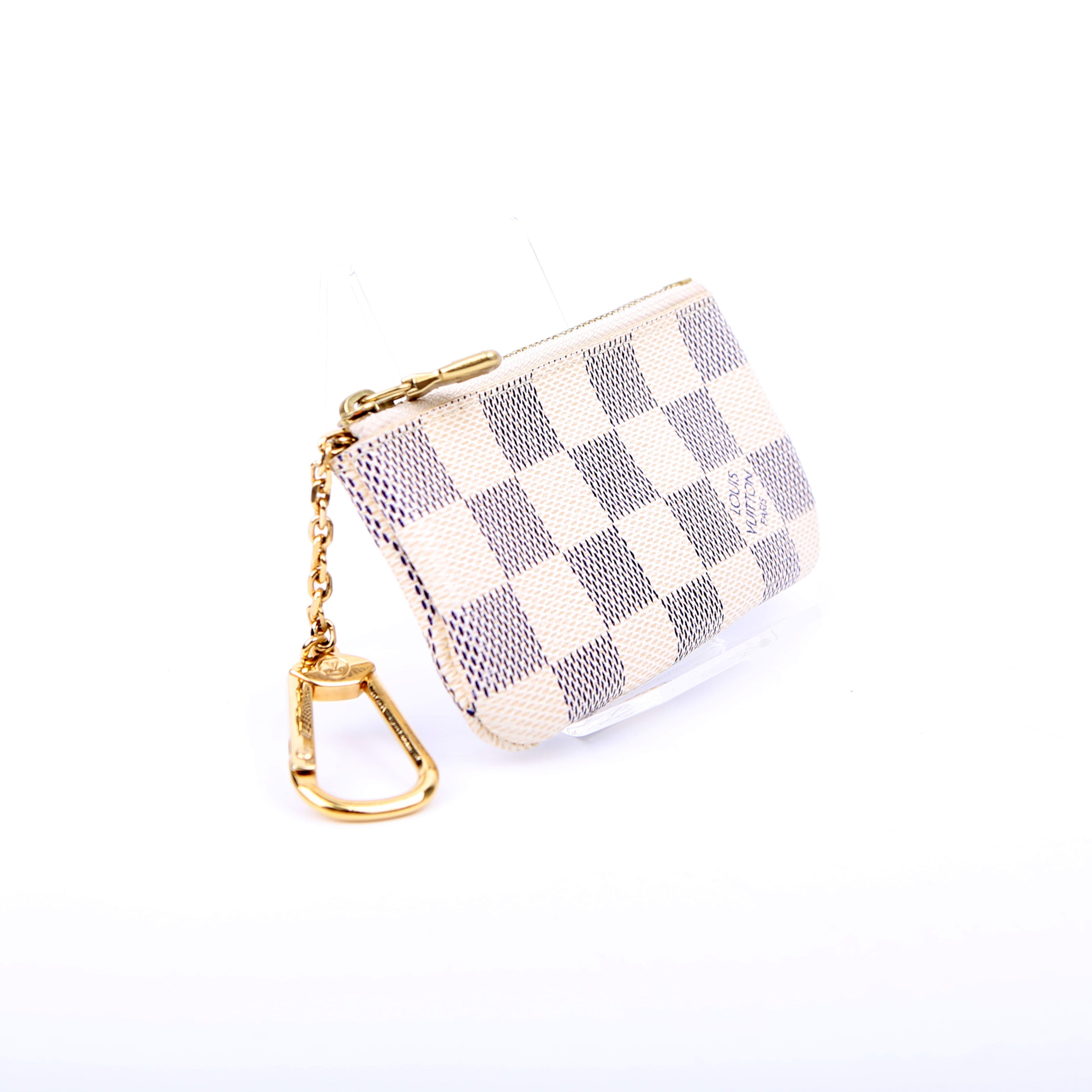 Pochette Cles Damier Azur