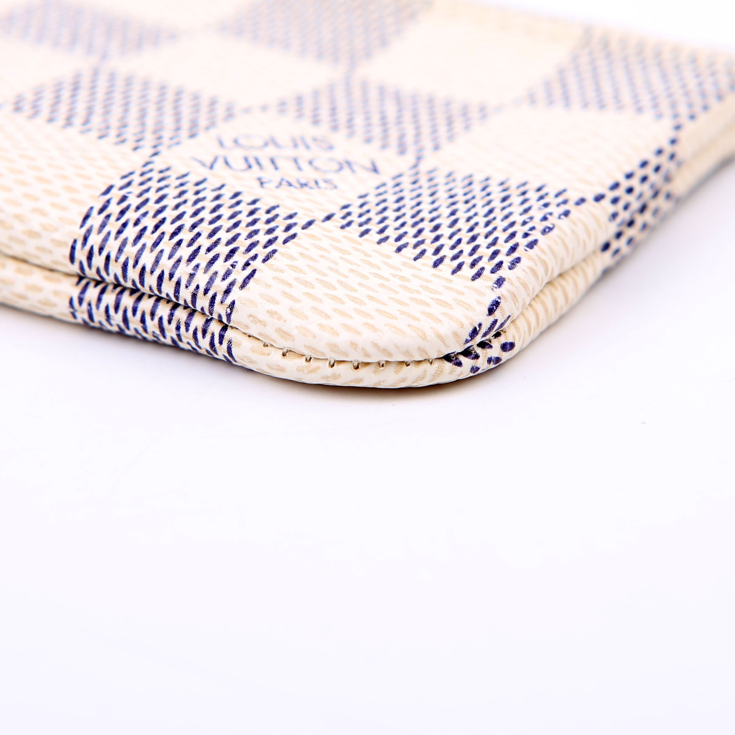 Pochette Cles Damier Azur