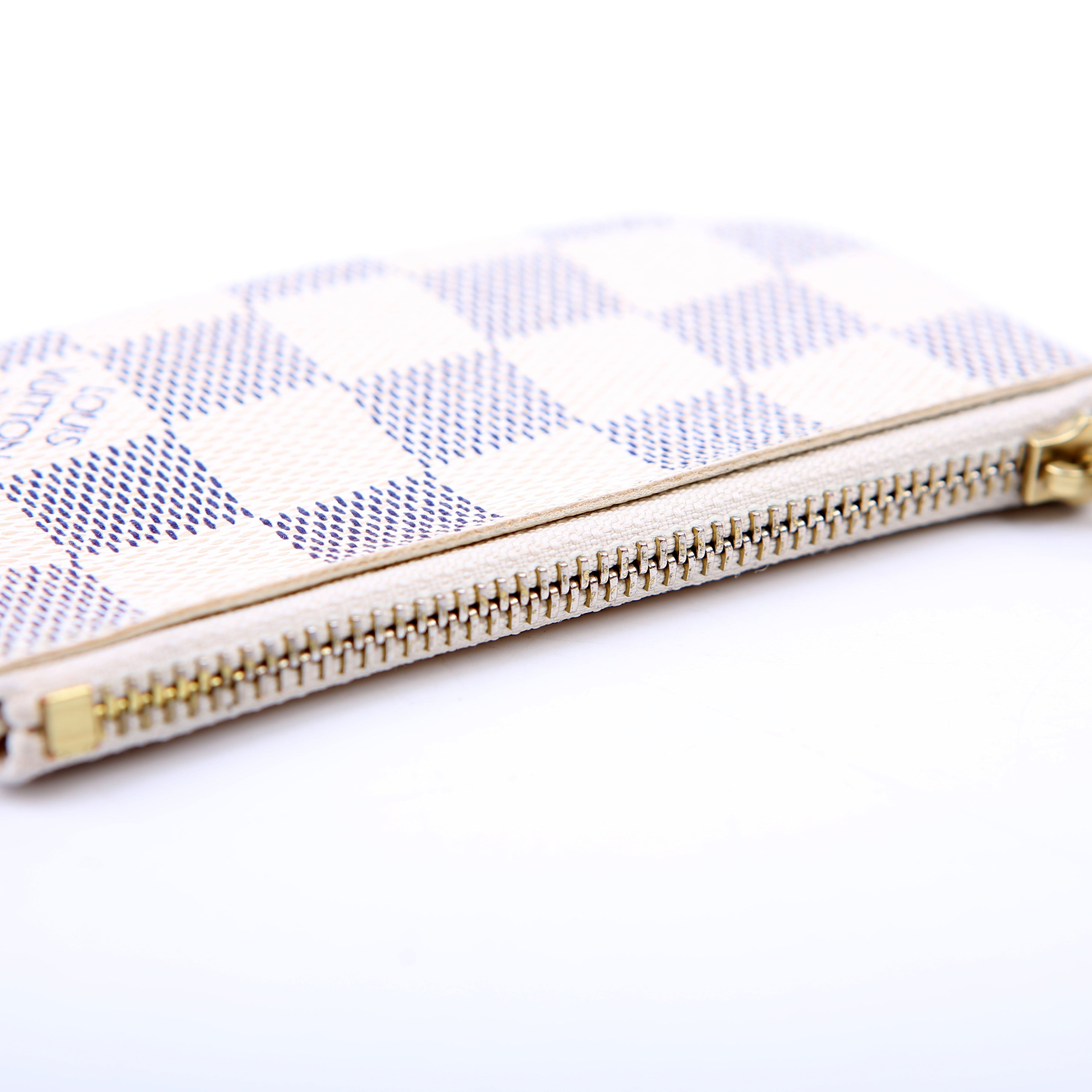 Pochette Cles Damier Azur