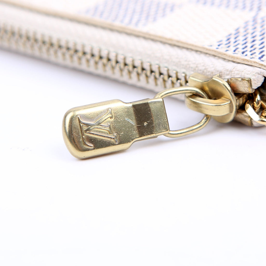 Pochette Cles Damier Azur