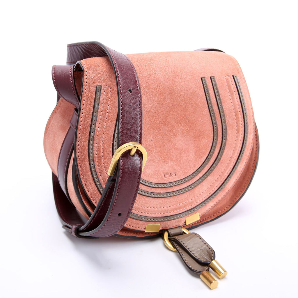 Marcie Saddle Bag Crossbody Small Salmon