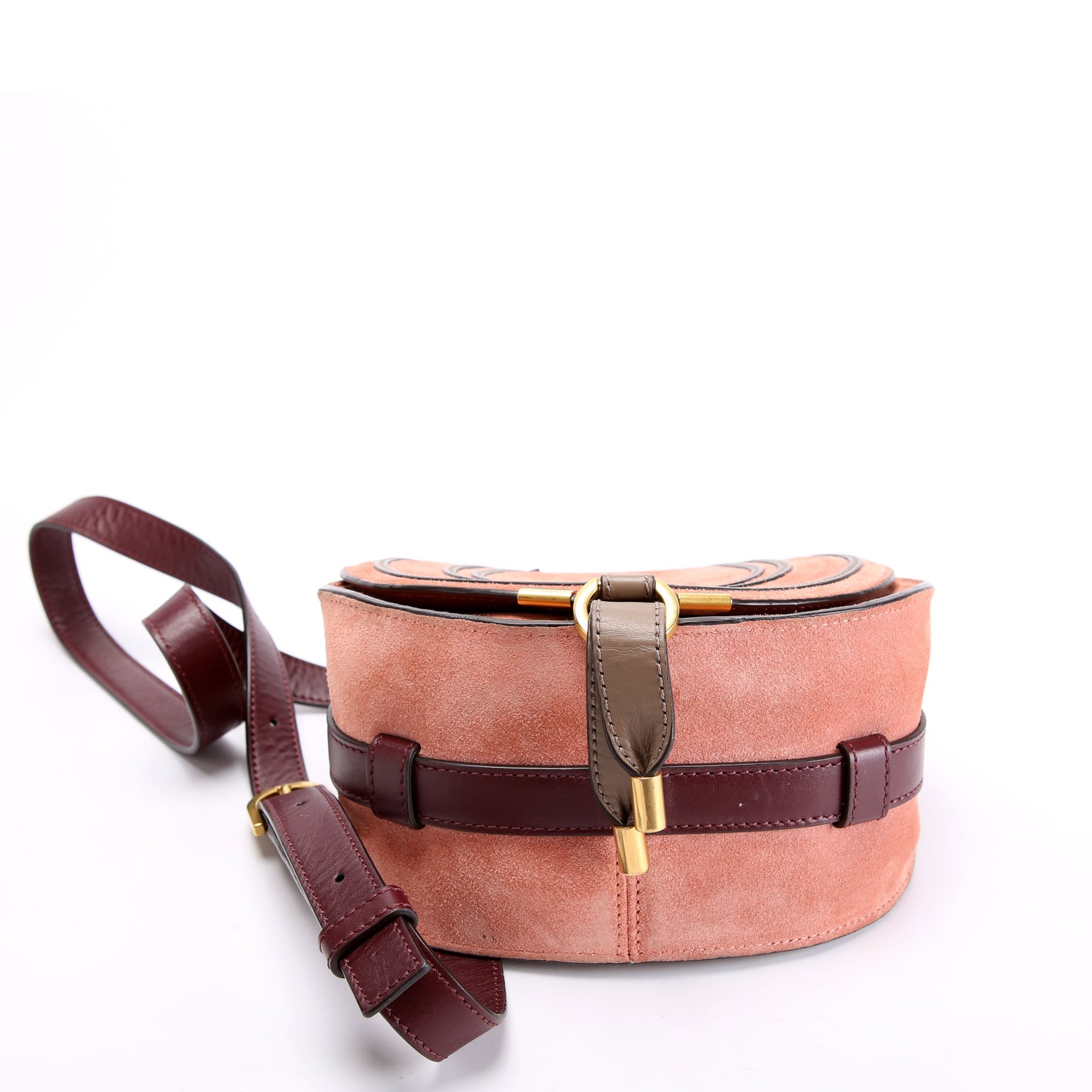 Marcie Saddle Bag Crossbody Small Salmon