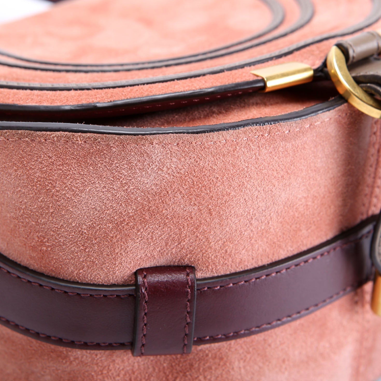 Marcie Saddle Bag Crossbody Small Salmon