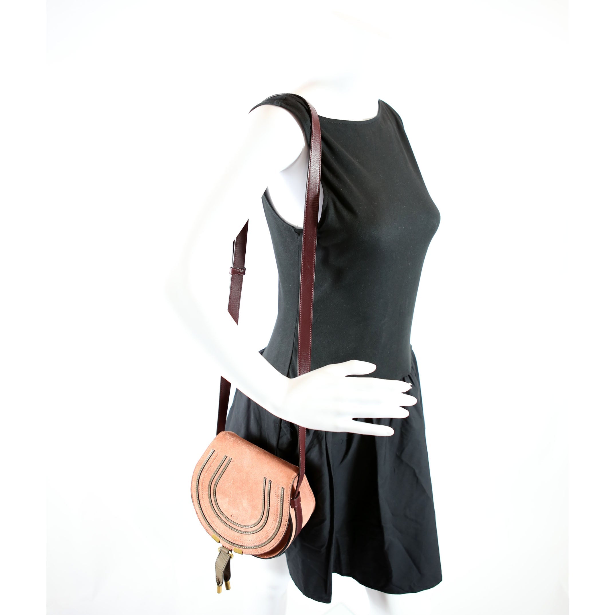 Marcie Saddle Bag Crossbody Small Salmon