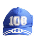 Gucci 673081 100 Baseball Cap Hat Size Small Blue/White