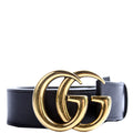 400593 Marmont GG Leather Belt Size 90/36 Black