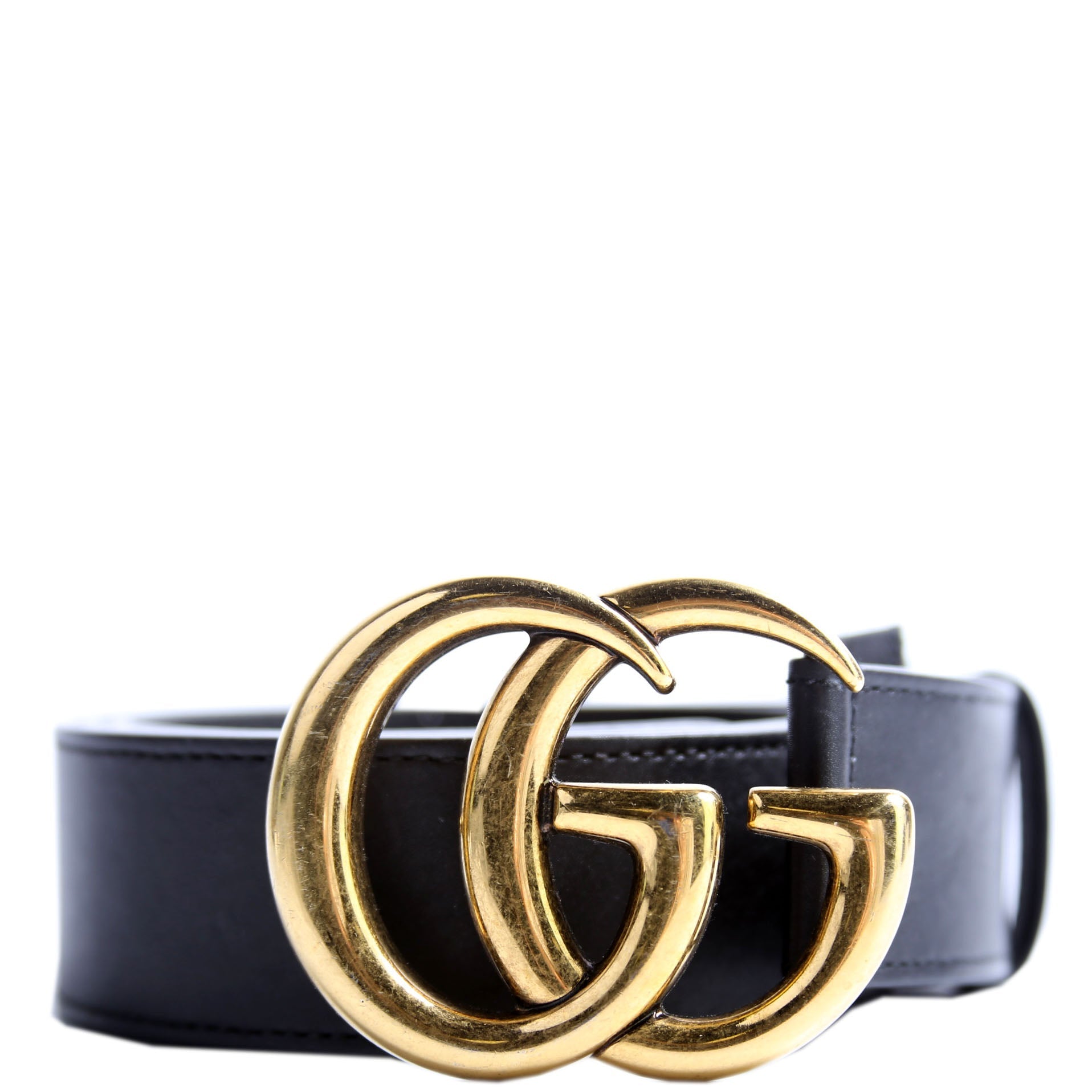 400593 Marmont GG Leather Belt Size 90/36 Black