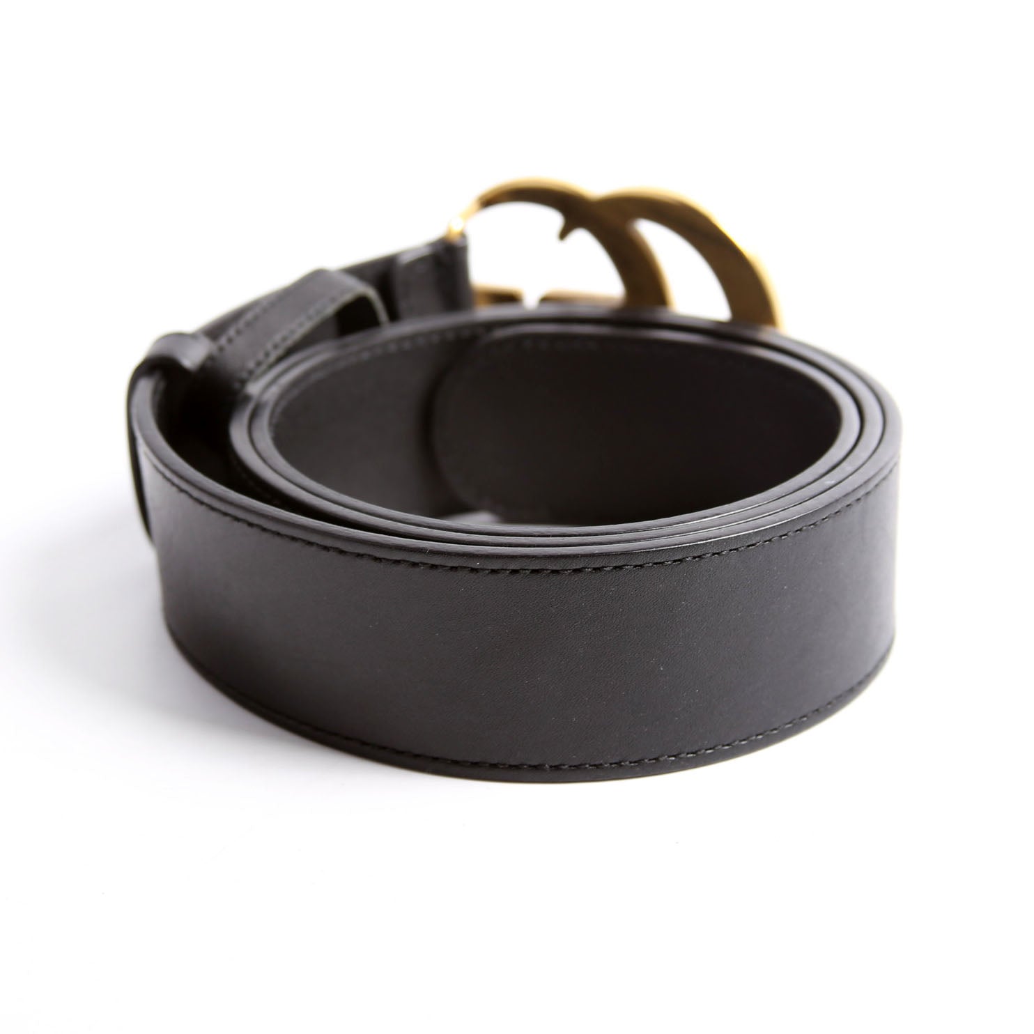 400593 Marmont GG Leather Belt Size 90/36 Black
