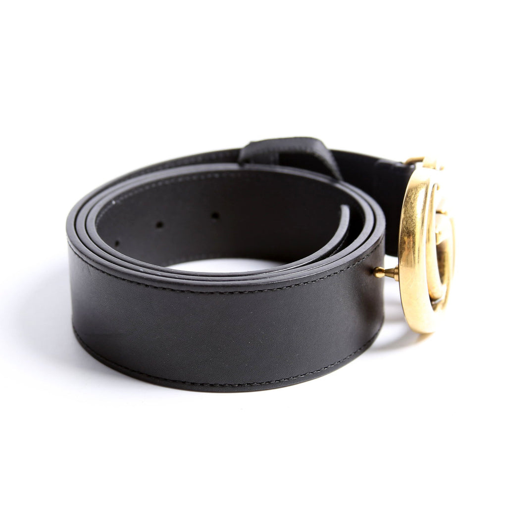 400593 Marmont GG Leather Belt Size 90/36 Black