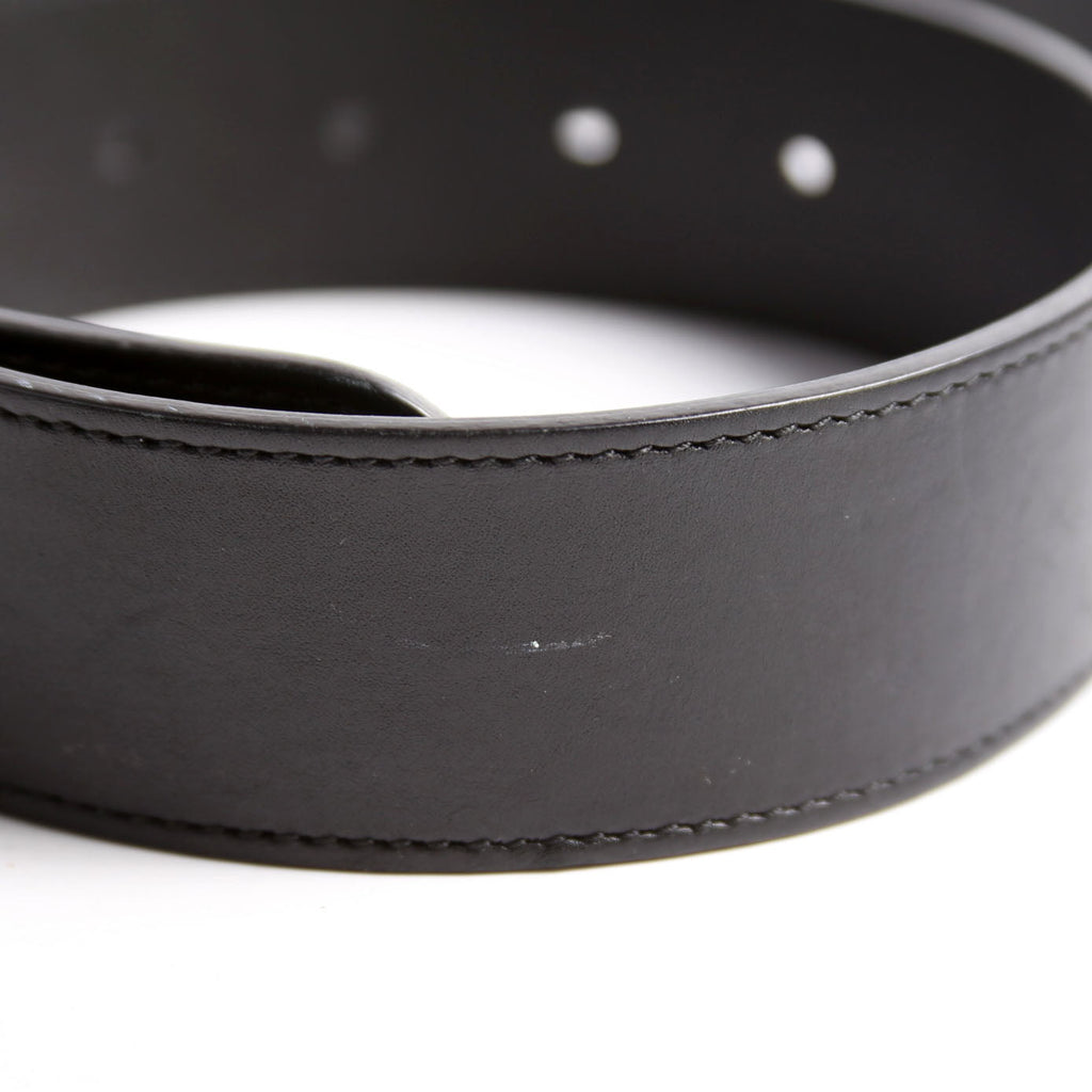 400593 Marmont GG Leather Belt Size 90/36 Black